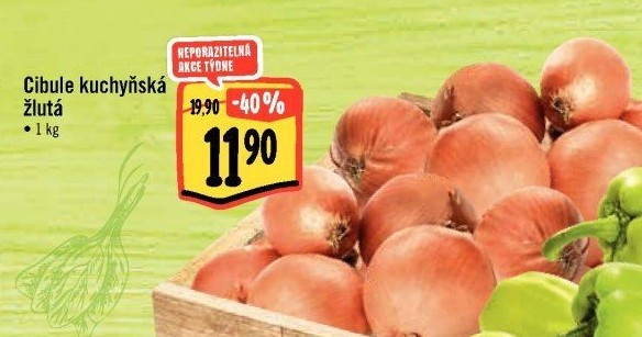 Cibule kuchyňská žlutá