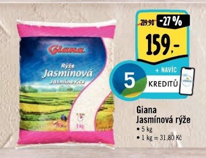 Rýže jasmínová Giana