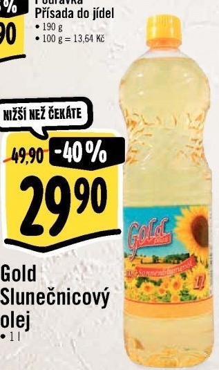 Slunečnicový olej Gold Plus