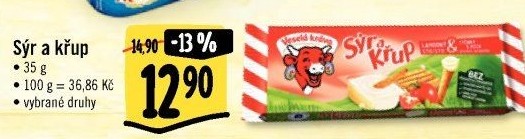 Sýr a křup Veselá kráva