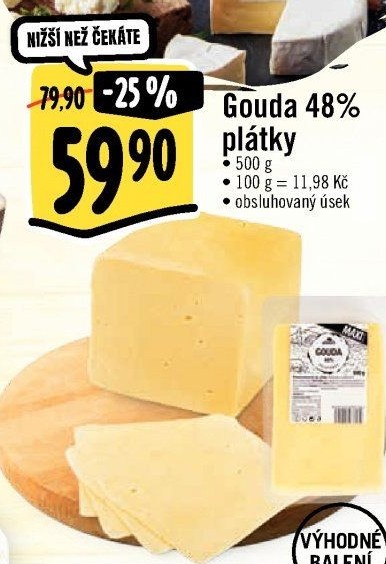 Sýr Gouda 48% Albert