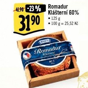 Sýr Romadur Klášterní Madeta