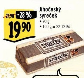 Sýr Syreček Jihočeský Madeta