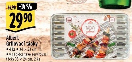 Tácky grilovací Albert