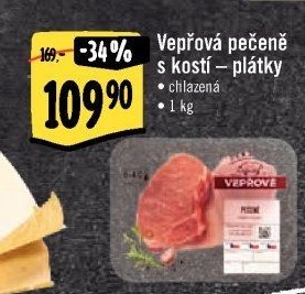 Vepřová pečeně s kostí Albert