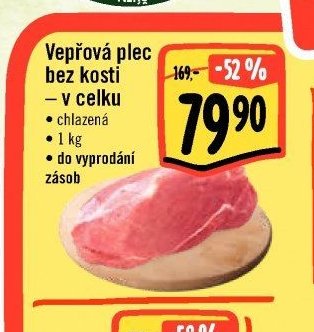Vepřová plec bez kosti