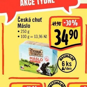 Česká chuť Máslo