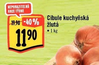 Cibule kuchyňská žlutá