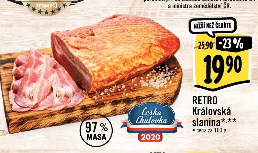 RETRO Královská slanina