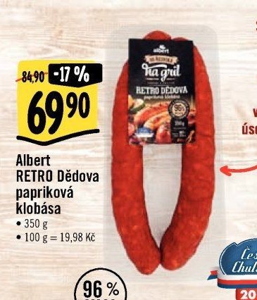 Albert RETRO Dědova papriková klobása