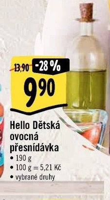 Hello Dětská ovocná přesnídávka