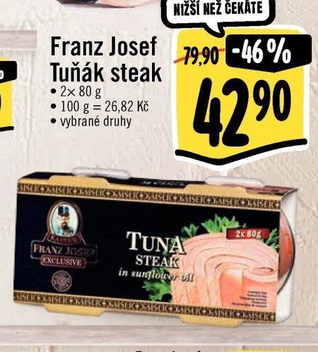 Franz Josef Tuňák steak