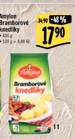Amylon Bramborové knedlíky