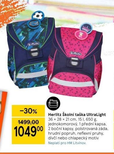 Herlitz Školní taška UltraLight