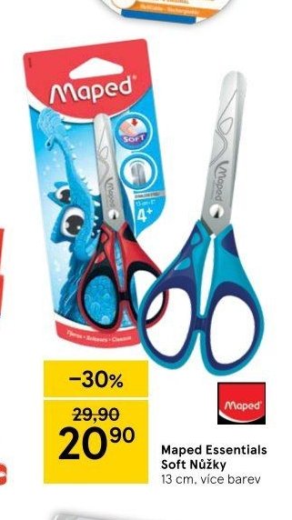 Maped Essentials Soft Nůžky 13 cm, více barev