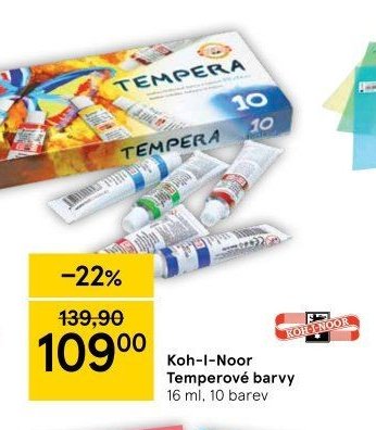 Koh-I-Noor Temperové barvy