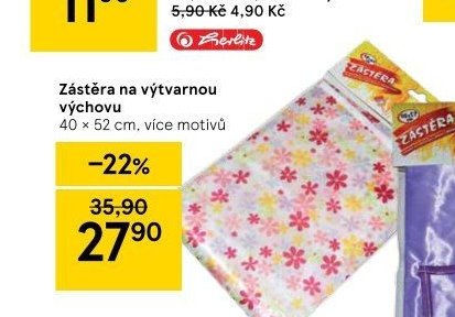 Zástěra na výtvarnou výchovu