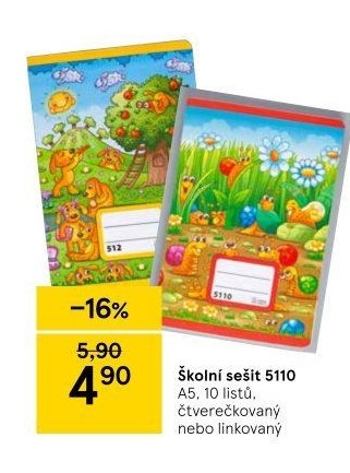 Školní sešit 5110