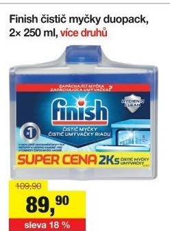 Čistič myčky Finish