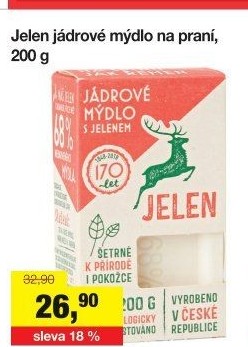 Mýdlo na praní Jelen