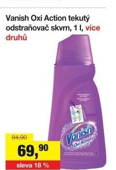 Odstraňovač skvrn gelový Vanish Oxi Action