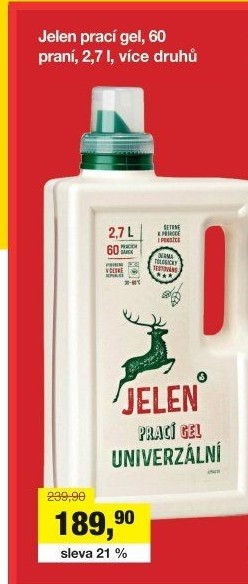 Prací gel Jelen