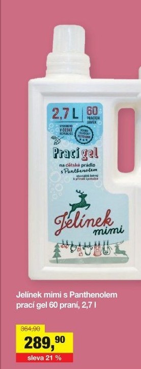 Prací gel Jelínek mimi Jelen