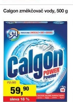 Změkčovač vody Calgon