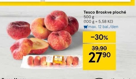 Tesco Broskve ploché