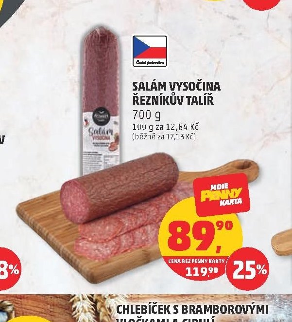 SALÁM VYSOČINA ŘEZNÍKŮV TALÍŘ