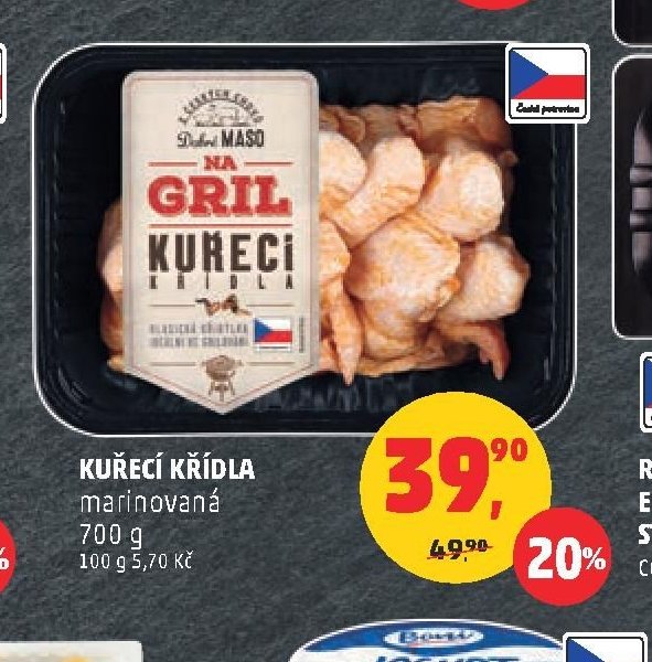 KUŘECÍ KŘÍDLA marinovaná