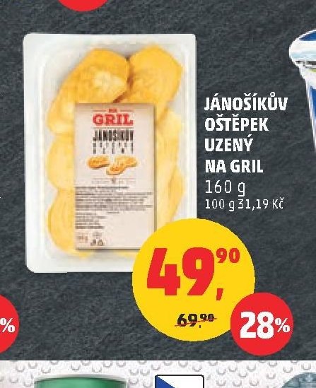 JÁNOŠÍKŮV OŠTĚPEK UZENÝ NA GRIL