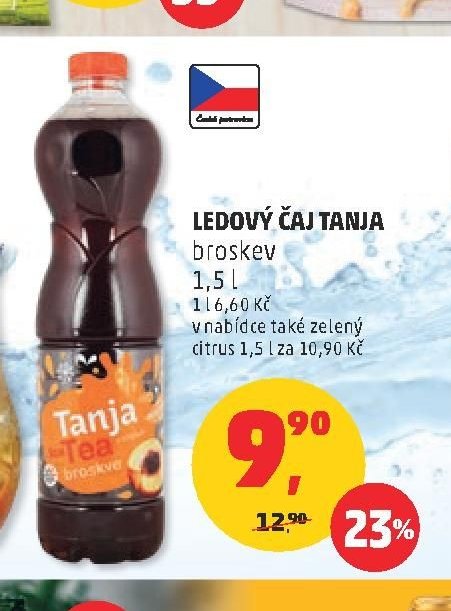 Ledový čaj Tanja broskev 1,5 l