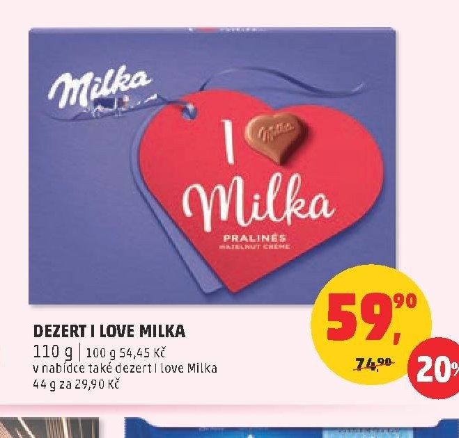 Dezert I Love Milka