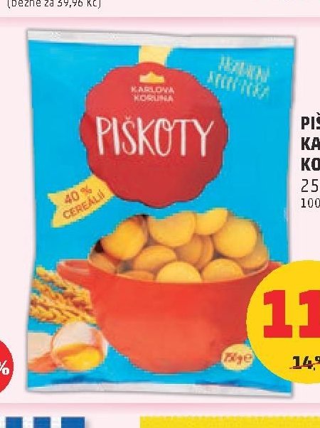 Piškoty Karlova Koruna