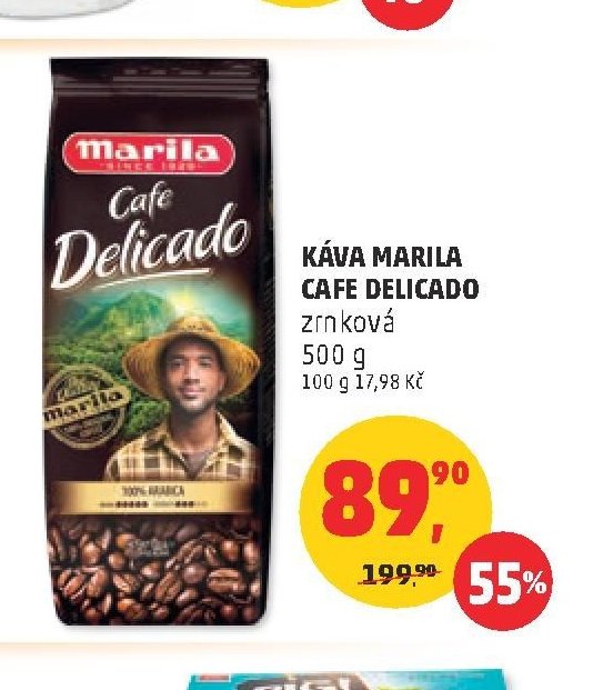 Káva Marila Cafe Delicado zrnková 500 g