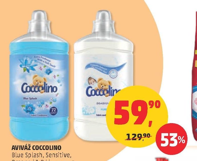 AVIVÁŽ COCCOLINO Blue Splash, Sensitive, Orange
