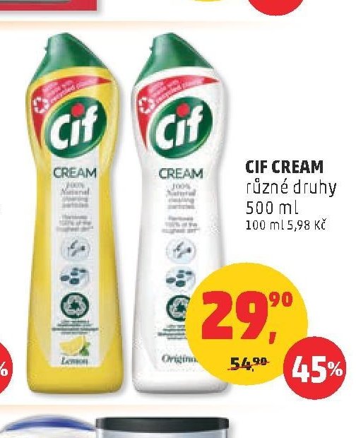 CIF CREAM různé druhy