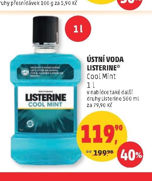 ÚSTNÍ VODA LISTERINE*