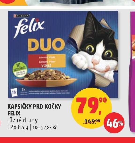 Kapsičky pro kočky Felix