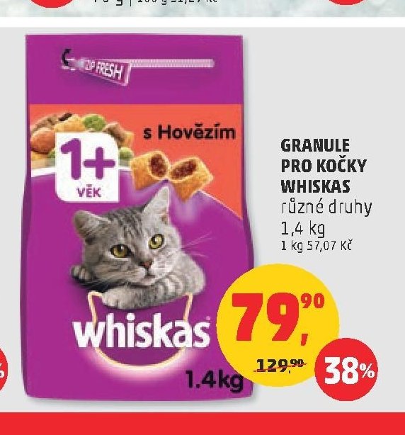 Granule pro kočky Whiskas