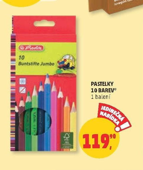 Pastelky 10 barev
