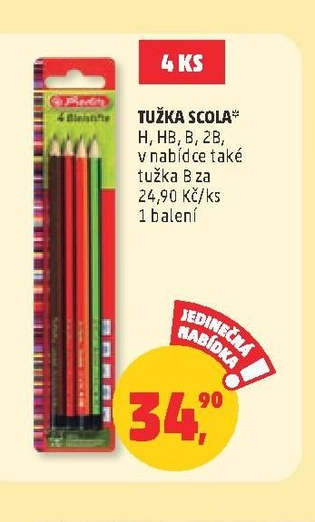 Tužka scola 4 ks