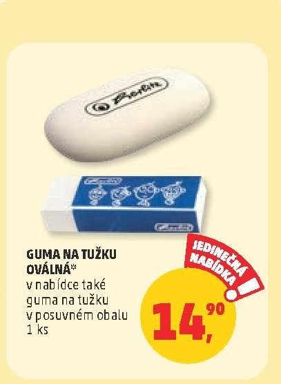 Guma na tužku oválná