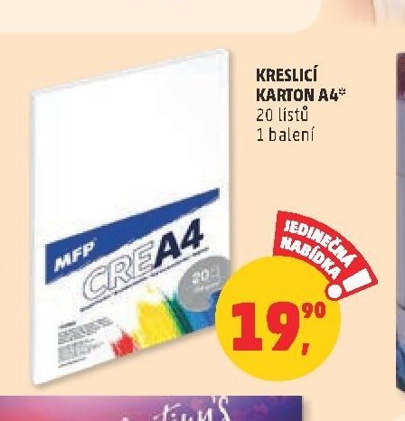 Kreslicí karton A4