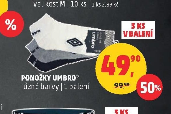PONOŽKY UMBRO