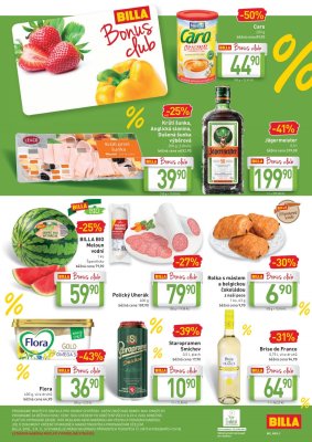 akční leták BILLA 28.7.2021-3.8.2021