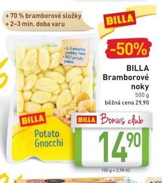 BILLA Bramborové noky