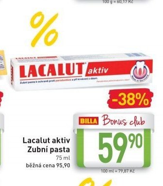 Lacalut aktiv Zubní pasta