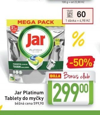 Jar Platinum Tablety do myčky